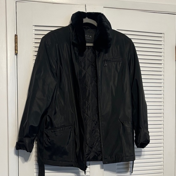 giacca Jackets & Blazers - Giacca A Gallery Company: Black Coat with faux fur trim women’s size large